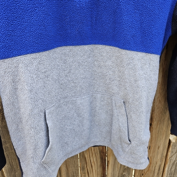 Place Kids Blue and Gray Quarter-Zip Sweater Size 7/8 - Picture 6 of 15